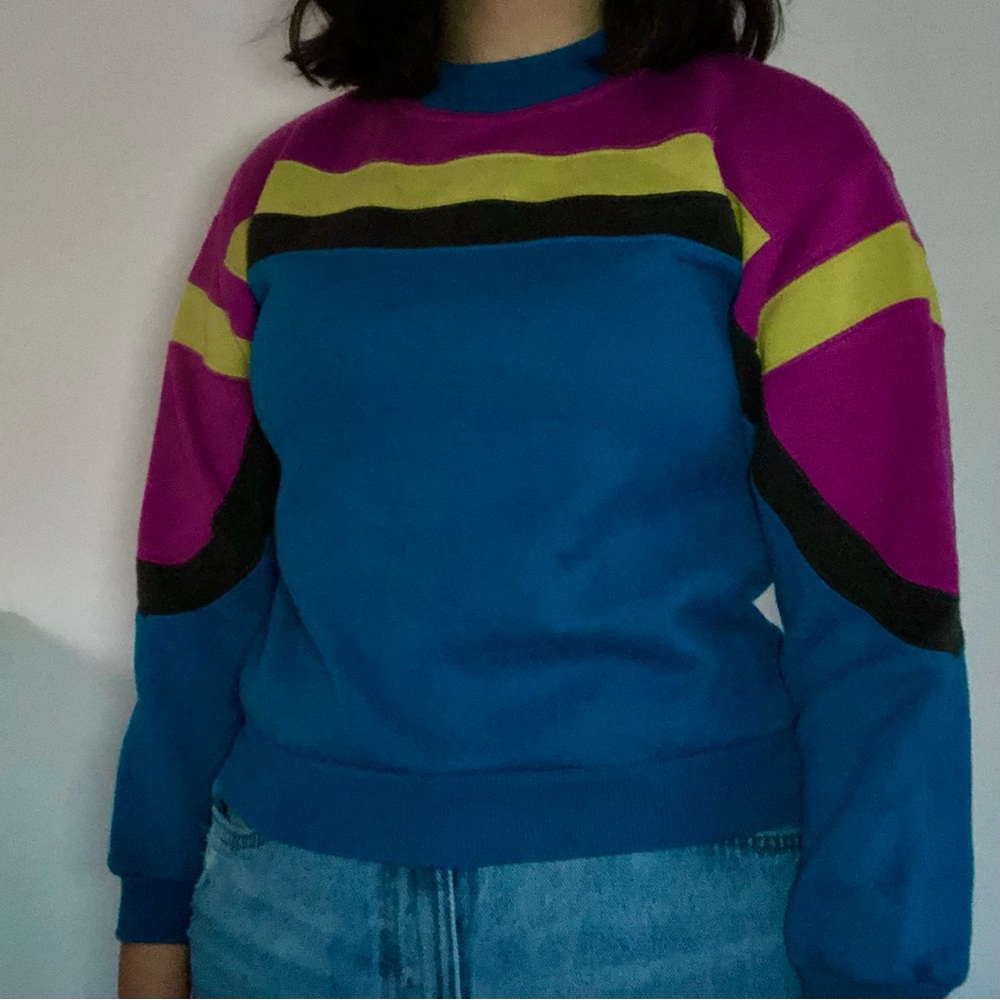 APPARATUS STRIPED MULTICOLOR CREWNECK - Picture 5 of 5